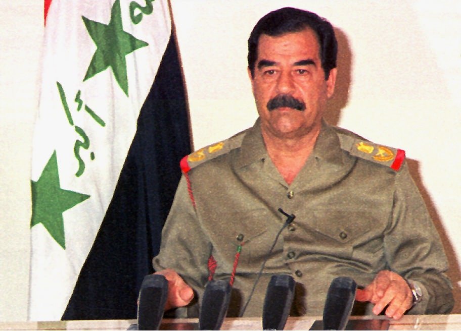 Brutal Iraq tyrant Saddam Hussein