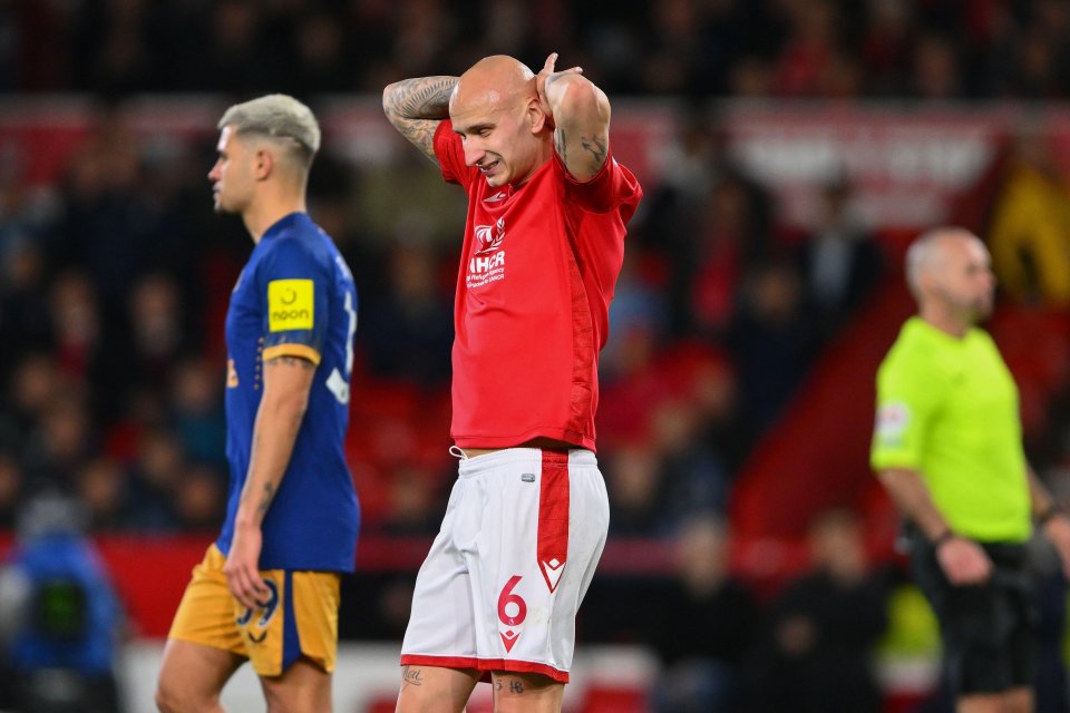 Jonjo Shelvey suffered defeat with Nottingham Forest against old club Newcastle