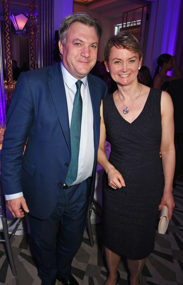 Ed, pictured with wife Yvette Cooper who is a sitting Labour MP, told how he was diagnosed with a stammer during his time in politics