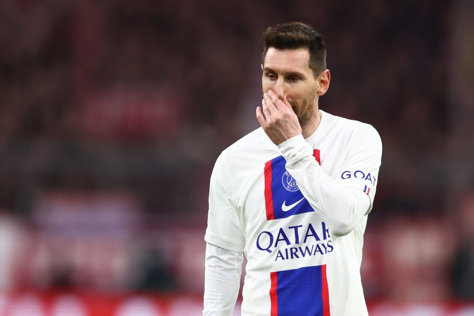 Lionel Messi's PSG lost 3-0 on aggregate