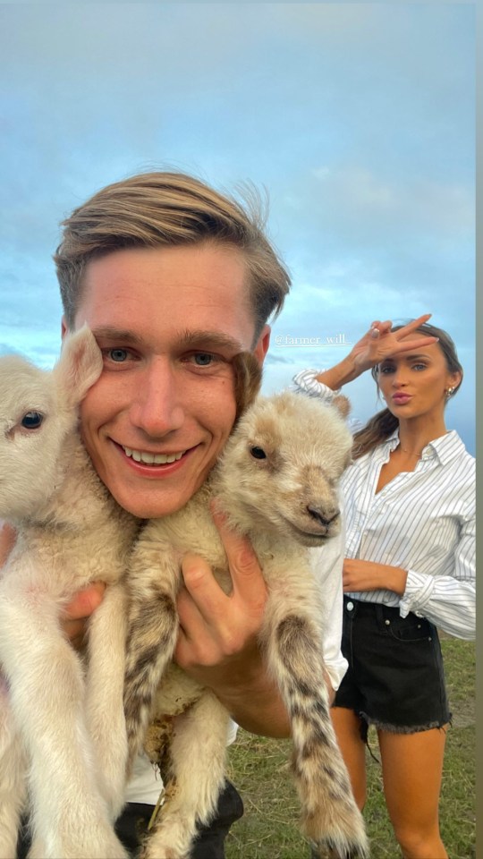 The Buckinghamshire farmer has been showing his Aussie girlfriend around the UK