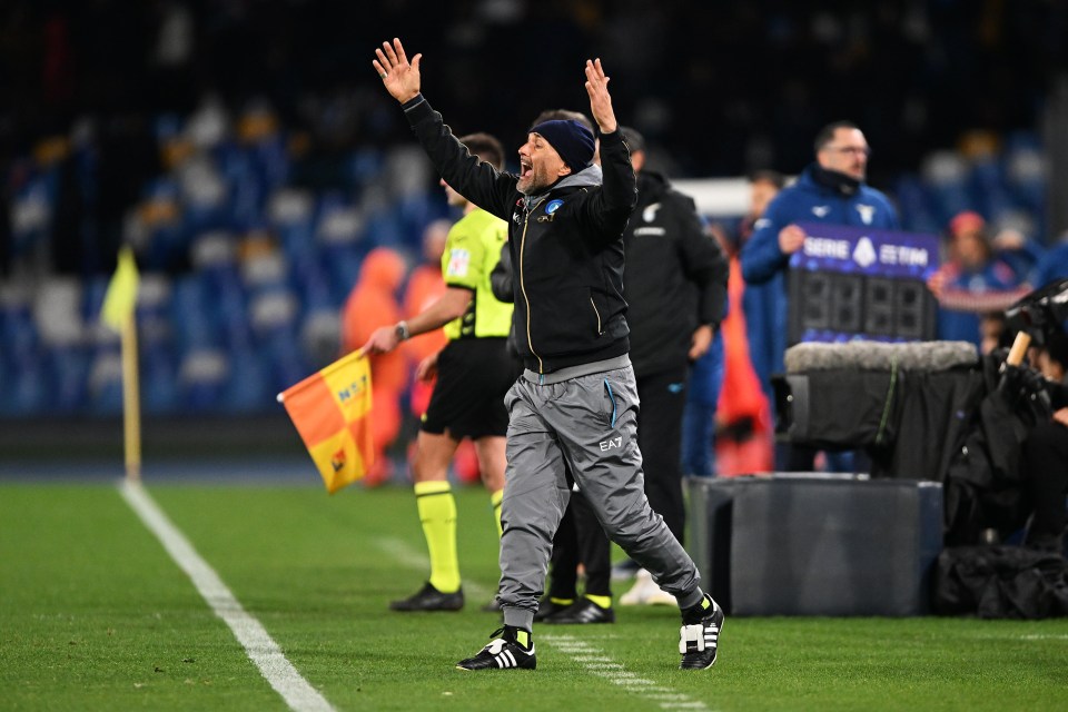 The often-animated Luciano Spalletti is the mastermind behind Napoli’s incredible season