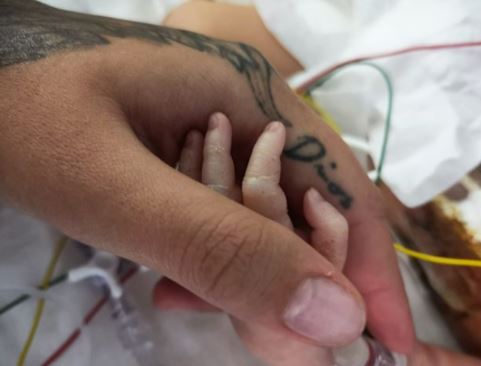 Malin's first child Consy passed away at one-month-old after a premature birth