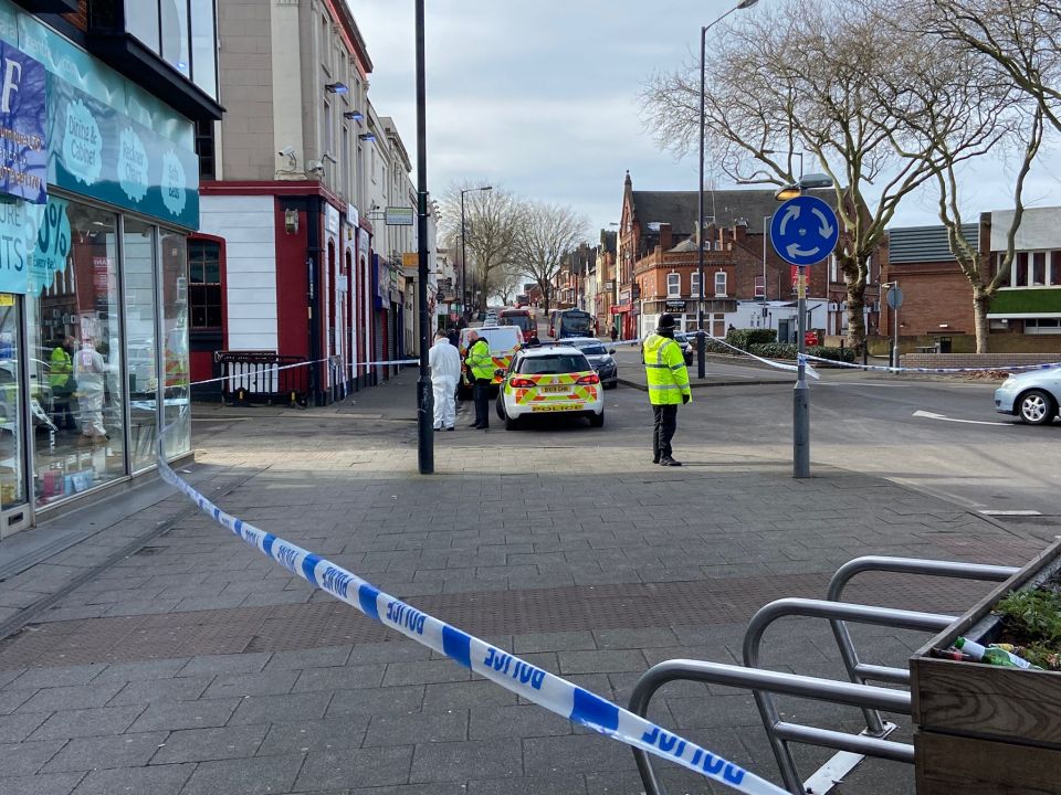 A police cordon remains outside Valesha’s nightclub on Newport Street