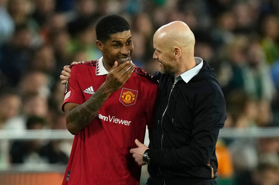 Erik ten Hag has brought the best out of Rashford