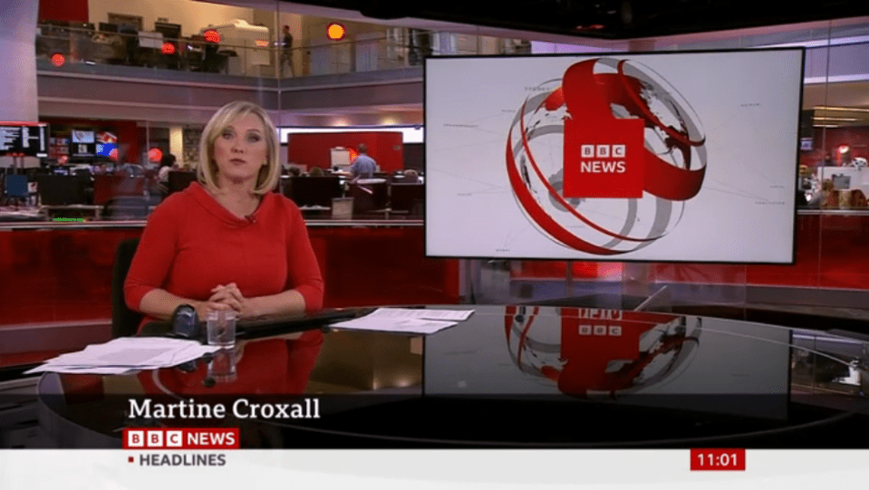 Martine Croxall revealed she had presented her final bulletin as both BBC News and World News merge from Monday