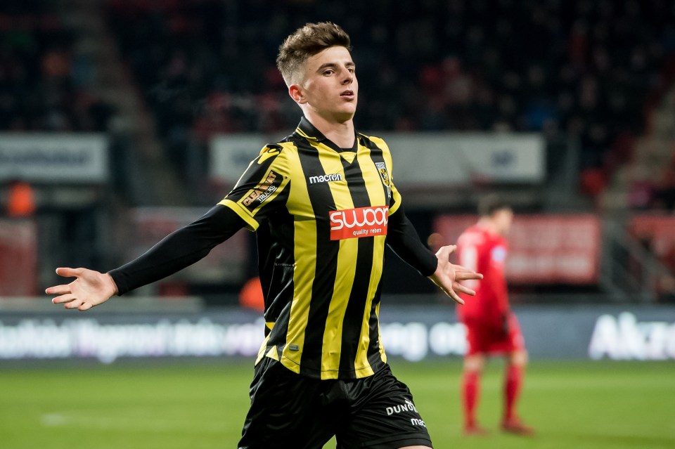 Mason Mount is one Chelsea star who shined at the Dutch side