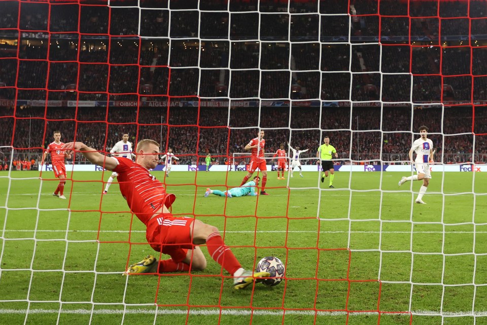 Matthijs de Ligt did brilliantly to clear off the line in the first half