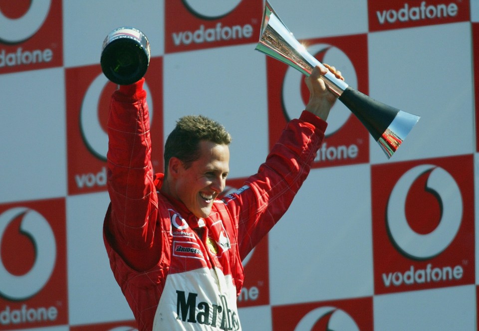 The F1 legend won four back to back world championships