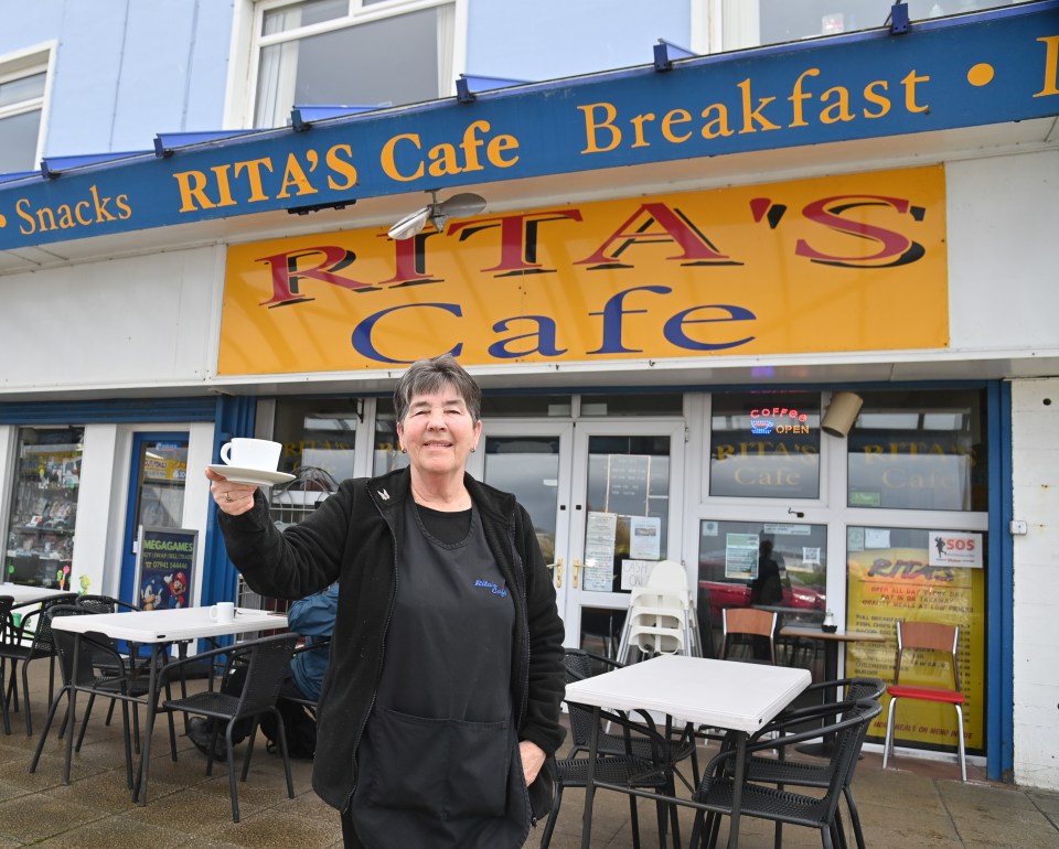 Cafe owner Lynn Turner says tourists are flocking to the town, wanting to see it 'warts and all'