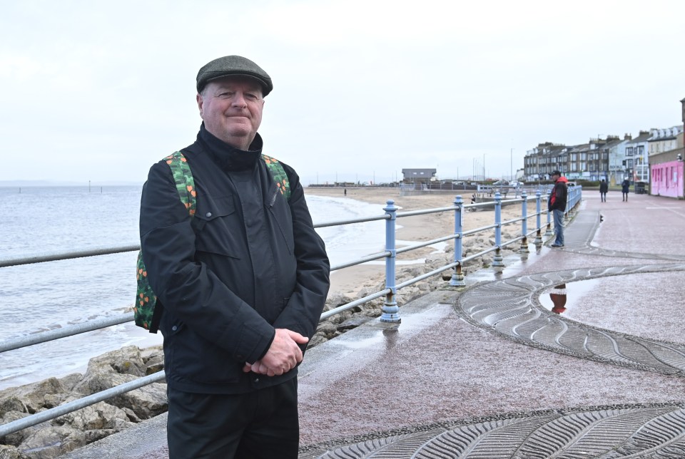 Football steward Doug Evans says residents are struggling with the cost of living crisis, but loves the town and says it is a good place to live