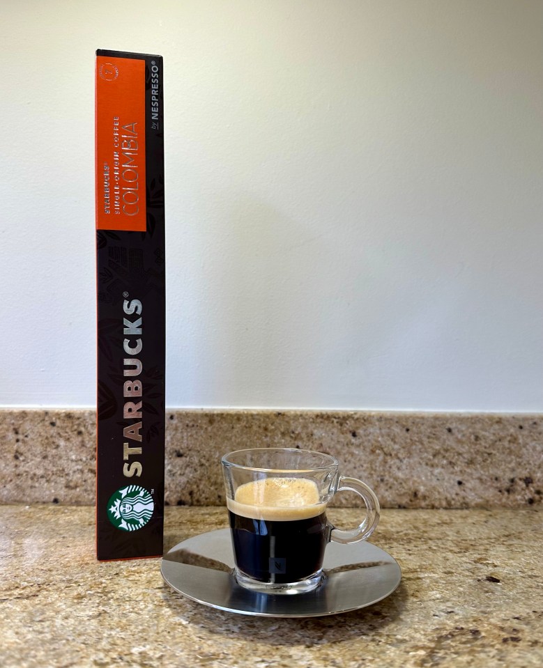 Starbucks’ Nespresso pods cost 30p each