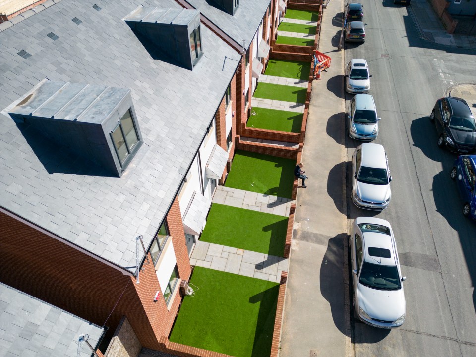 The new-build estate where every house has a garden with a fake lawn