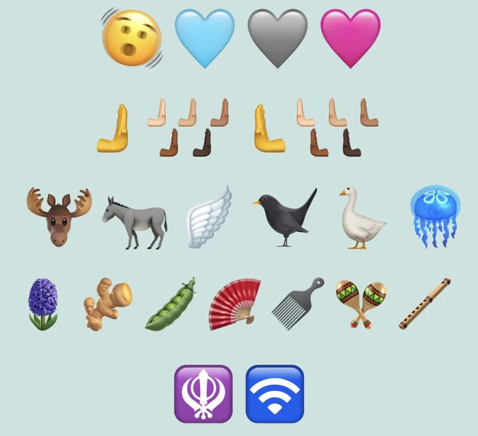 The 31 new additions join thousands of emoji variations on Apple keyboards