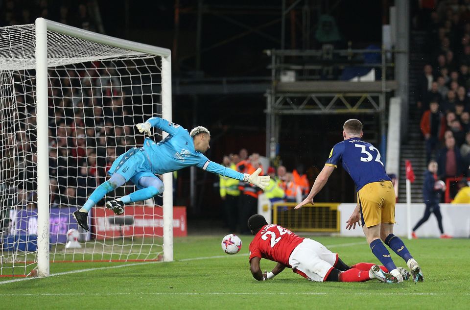 Elliot Anderson thought he had his first Newcastle goal - but Paul Tierney had other ideas