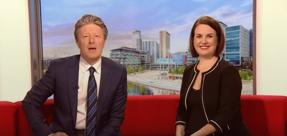 Nina Warhurst replaced Naga on todays show