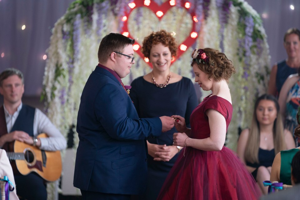 Fans were enthralled when Ralph Wilson and Katie Thorne both tied the knot