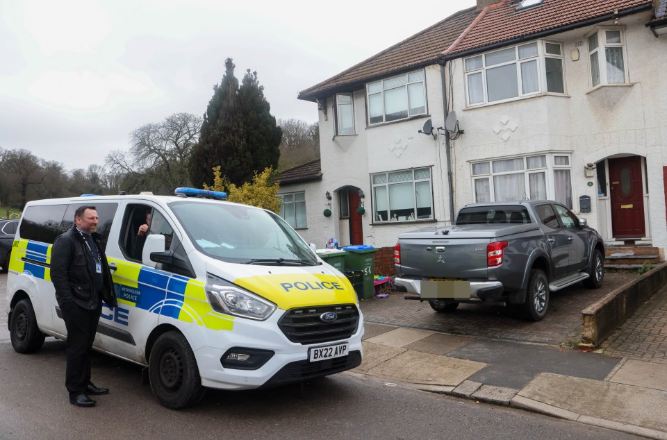 The family were discovered inside a house in Belvedere