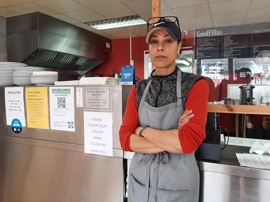 Cathleen Dookie, who runs Goodfillas café, said she had been left with crippling debt