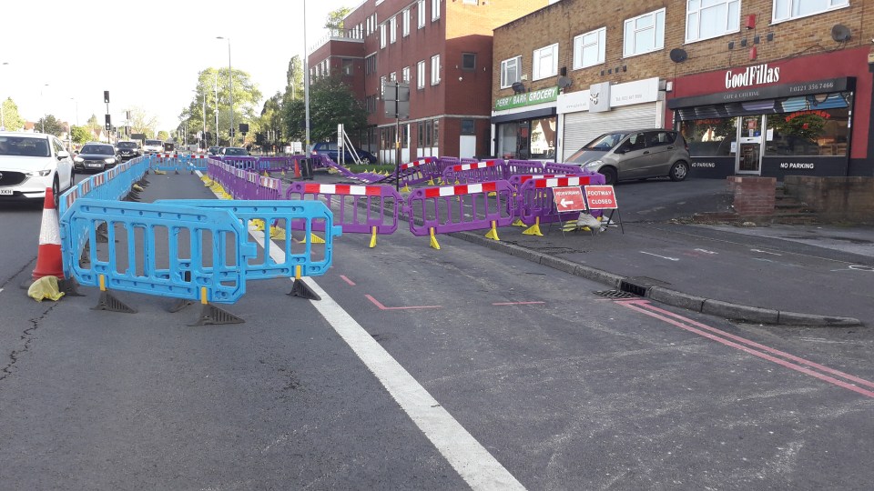 Roadworks have plagued the street