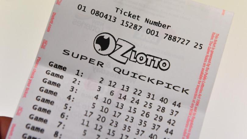 The lucky couple won the jackpot twice after buying two identical tickets