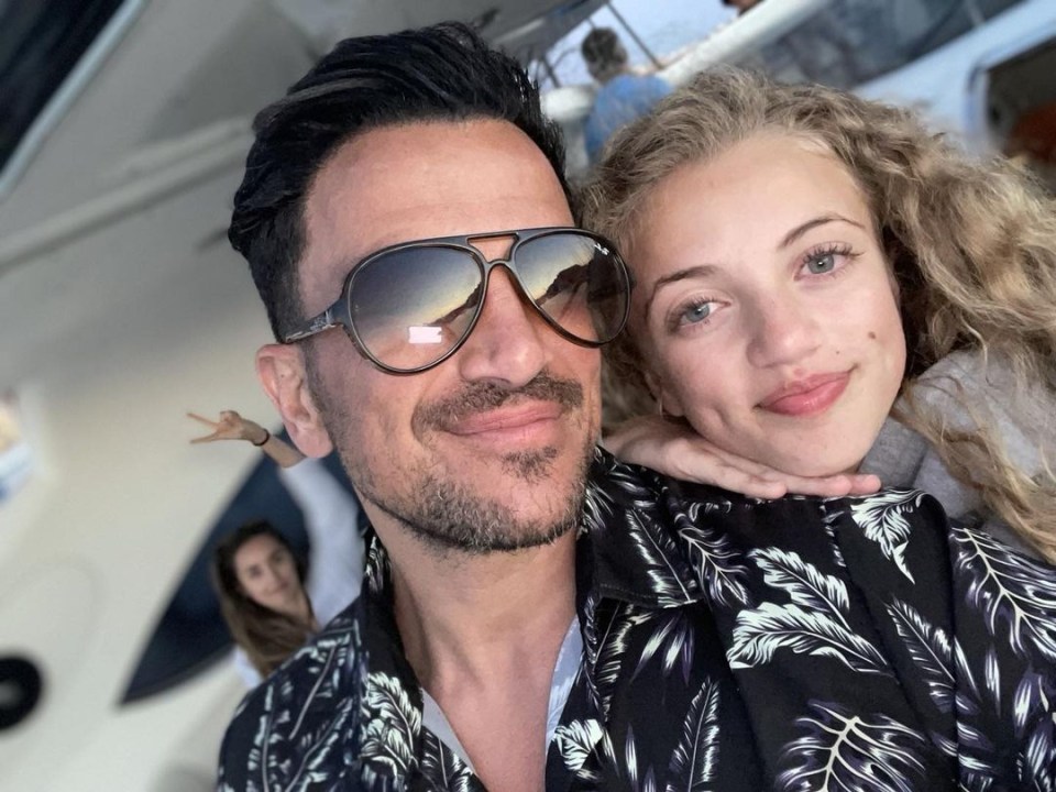 Peter Andre has opened up on a touching 'dad/daughter' moment with eldest daughter Princess