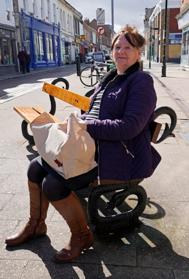 Grandmother Ann Harris has lived in Faversham her whole life