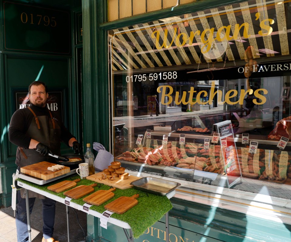 Worgan's Butchers owner Carl Worgan works in the town every day