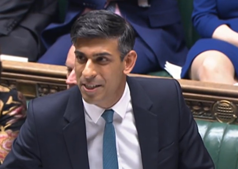 At PMQs today Rishi Sunak slammed Labour for opposing his plans to stop small boats