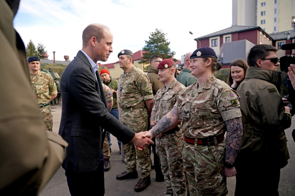 He thanked Brit heroes for doing such a good job