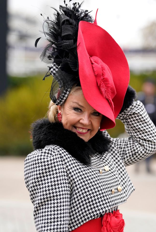 Show-stopping headwear took centre stage for many at the racecourse