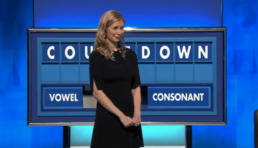 Countdown's Rachel Riley cut a chic figure in a little black dress on the Channel 4 show