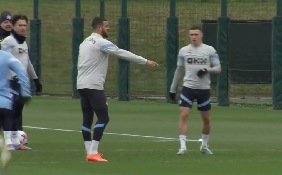 Walker was spotted in training this morning