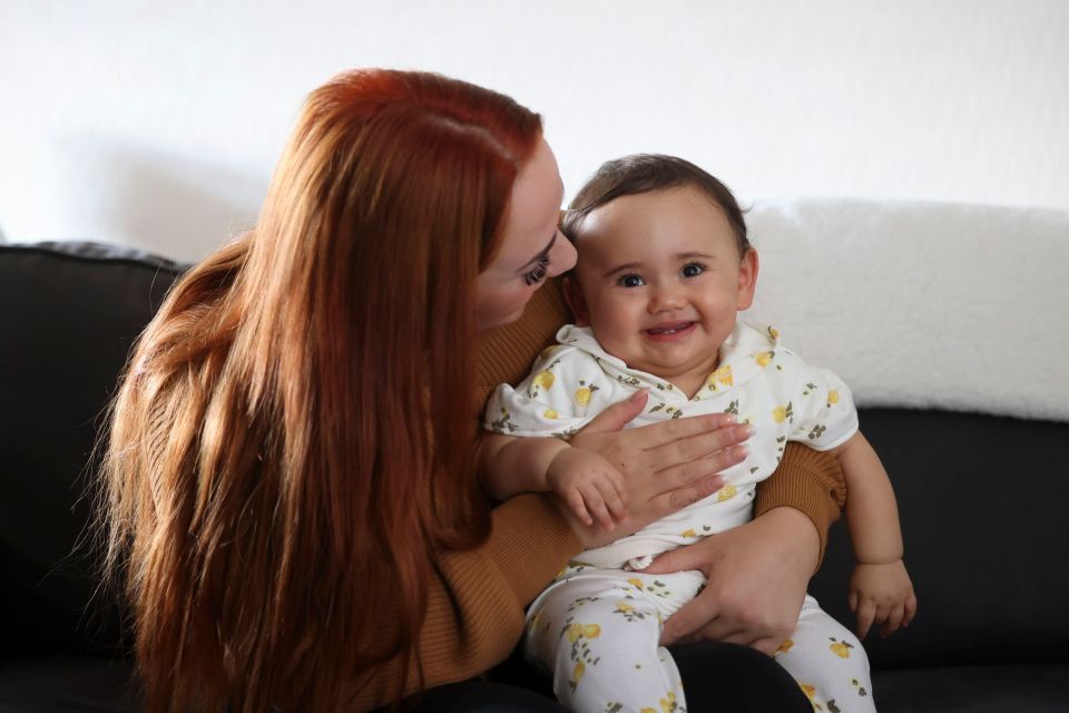 Reanna Cotterill, pictured with her daughter Milanna-May Eshelby, said Milanna was a happy healthy baby until she began having seizures