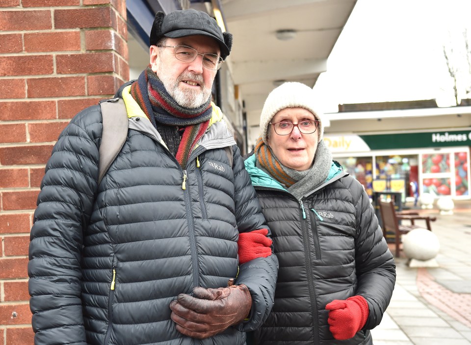 Residents of the village David Taylor  and wife Diane fear their home will be overrun by Harry superfans