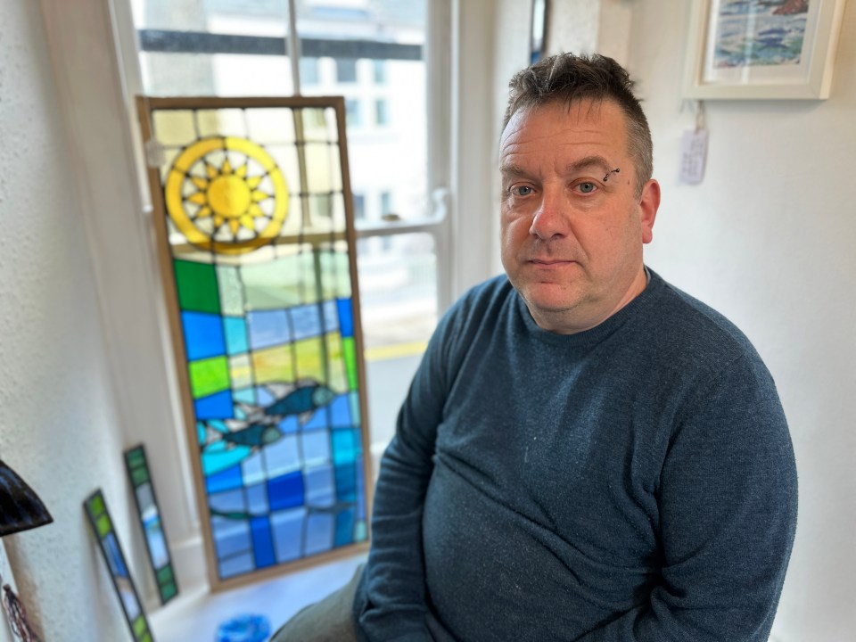 Local artist Neil Croucher, 54, runs arts and crafts shop Newport Collective Gallery