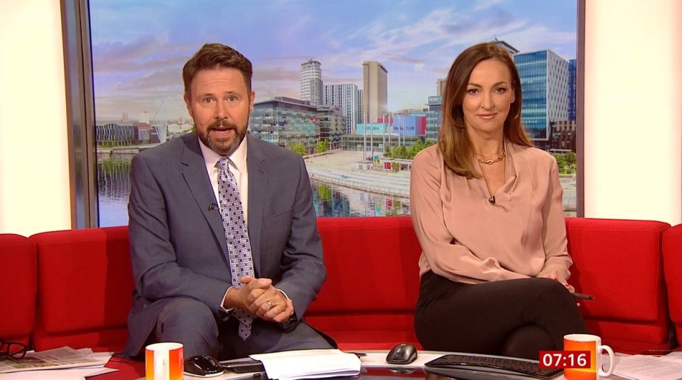 BBC Breakfast’s Sally Nugent was missing from todays show – as Jon Kay was joined by a familiar face