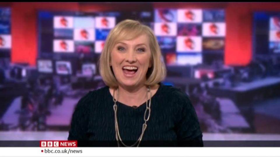 "This is me signing off from the BBC News channel in its current iteration from my happy place, studio E," she told fans