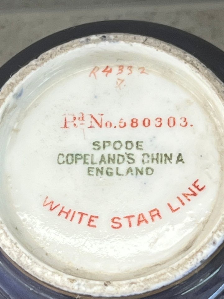 It had been made for White Star Line's Titanic ship