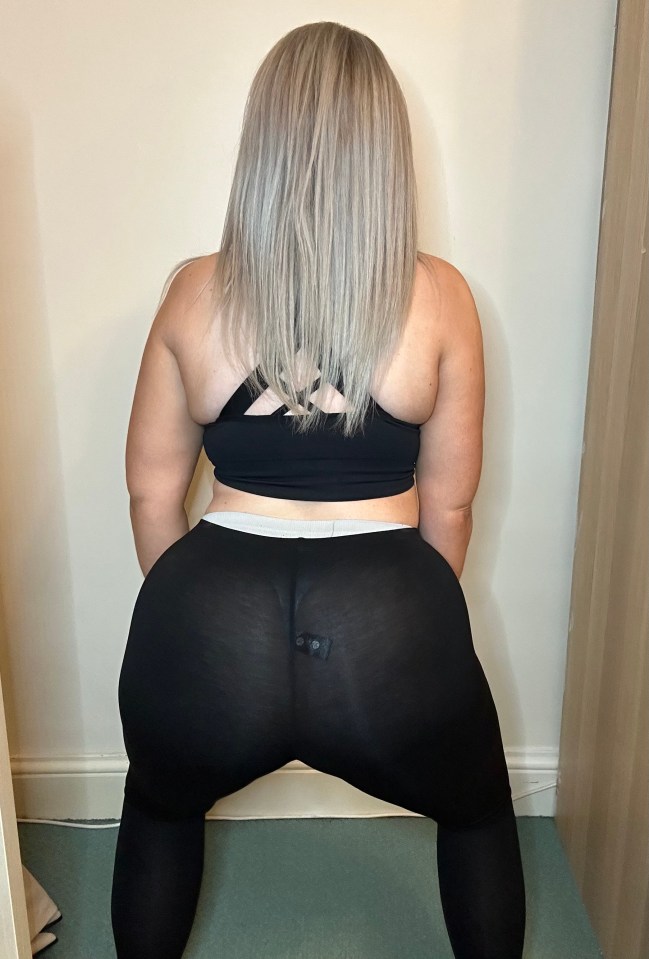 Keelie did the squat test when she tried on each pair to gauge how see-through they would go