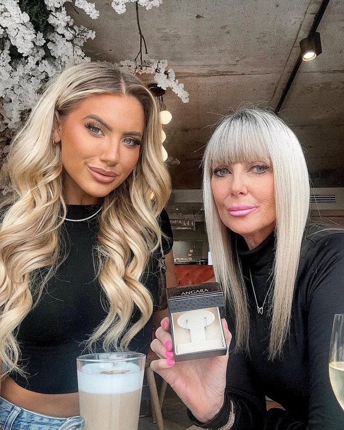 Mollie Salmon took to social media with a sweet snap with her lookalike mum