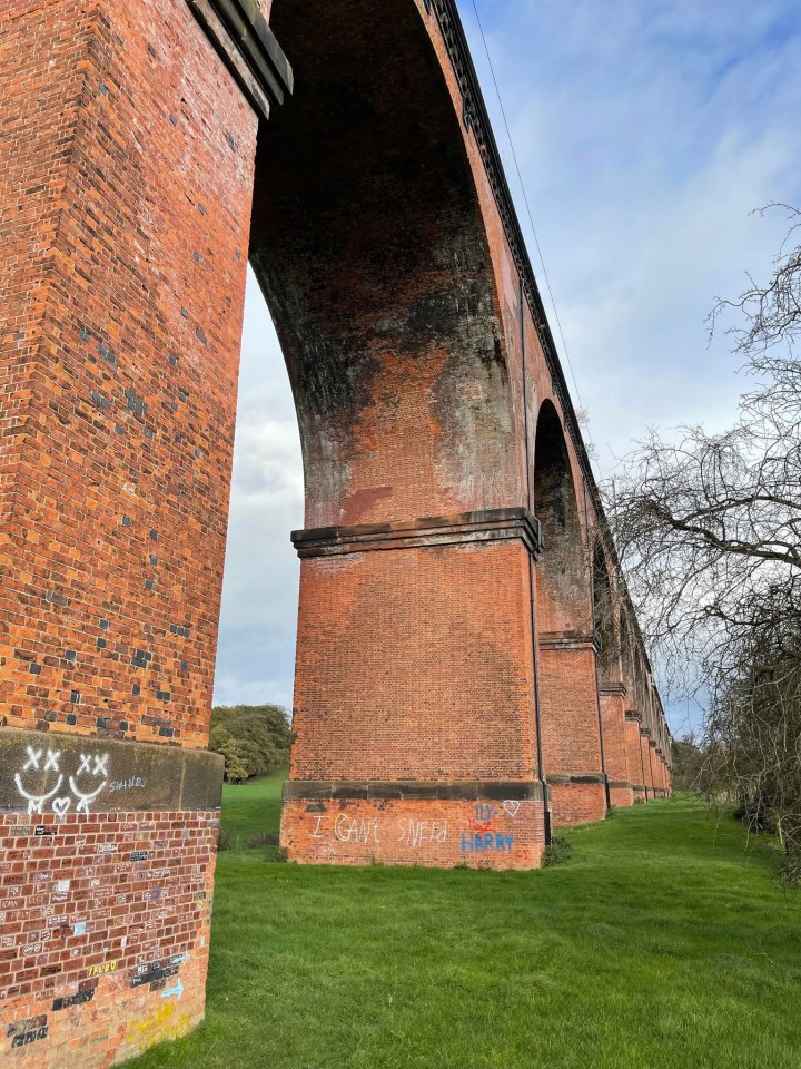 The viaduct where Harry is said to have had his first kiss