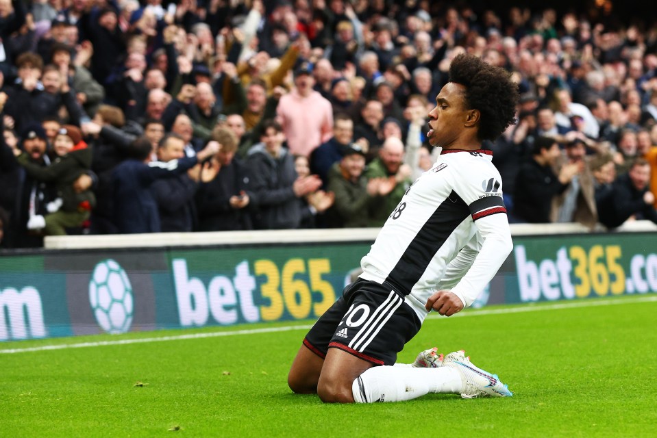 Willian has flourished at Fulham