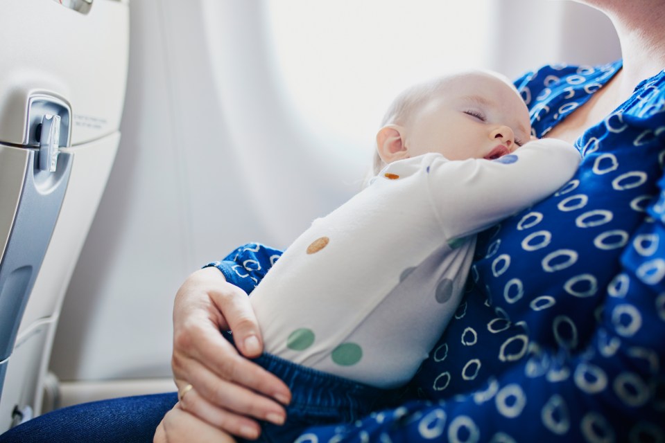 Flight attendants would much rather children sat in their own seats