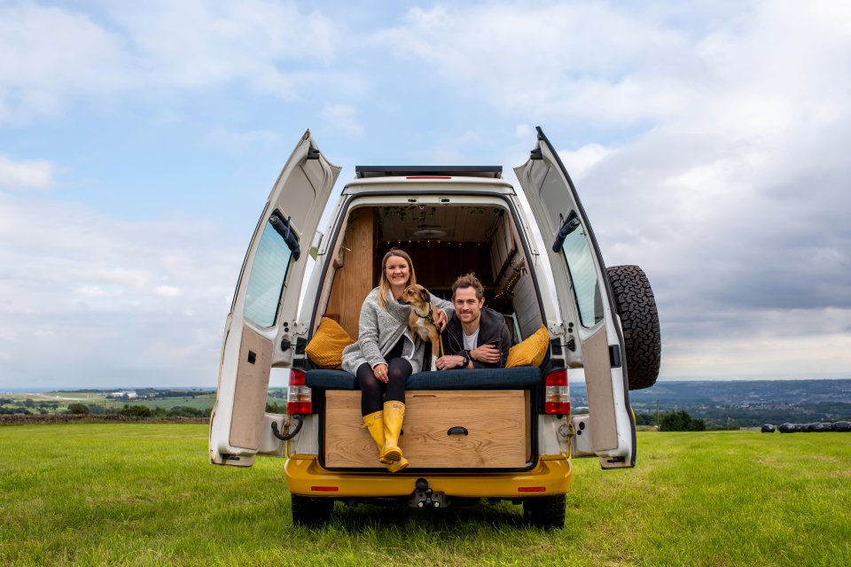 Now, Kate and Steve Kennedy's van is worth £60,000 and they use it to travel the world