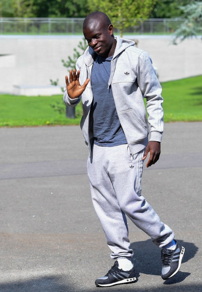 Casual Kante prefers to dress in relaxed leisure wear