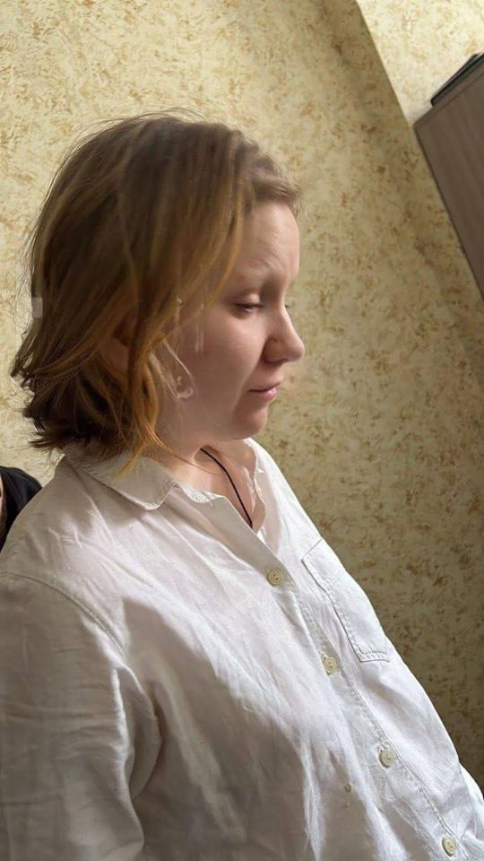 Tryopova has claimed she was 'set up' after being detained by the FSB