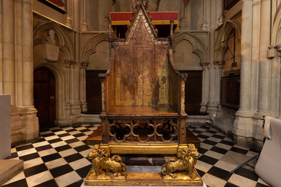 The Coronation Chair at Westminster Abbey