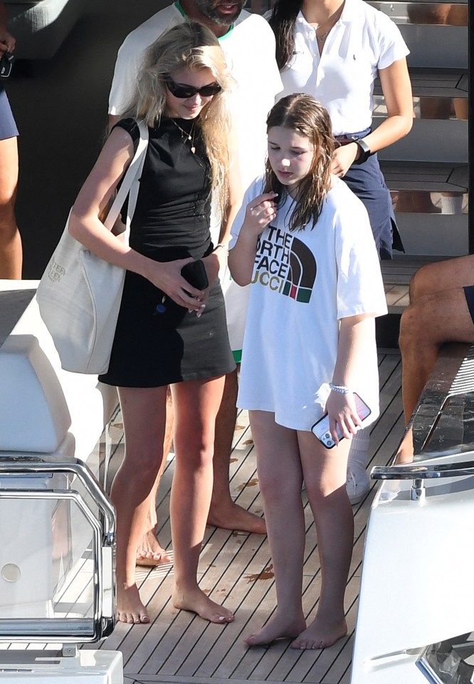 Harper was seen on the boat