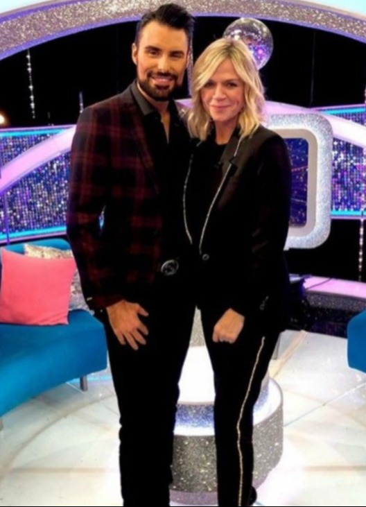 Rylan - seen here with Zoe Ball -  told Strictly fans that he loved them dearly